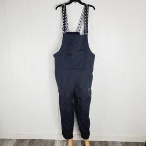 Nike Men's Black Elastic Strap 100% Nylon Utility Bib Overalls Size XX-Large